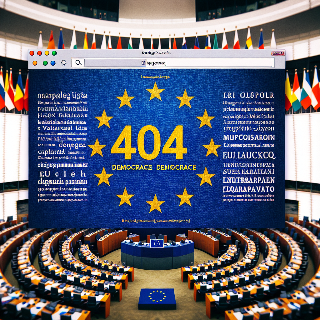 EU Parliament’s 404 Error: Democracy’s Most Multilingual Mistake